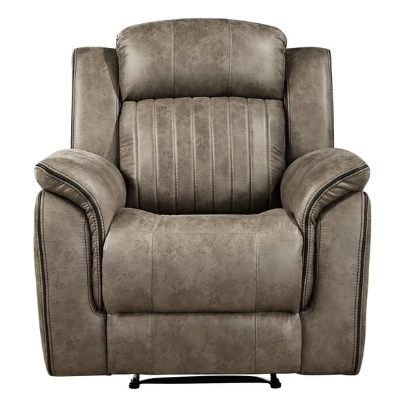 Reclining Chair | Classic Reclining for Relaxing in Living Area | Microfiber Upholstery with Good Content | Fits Through Doorway