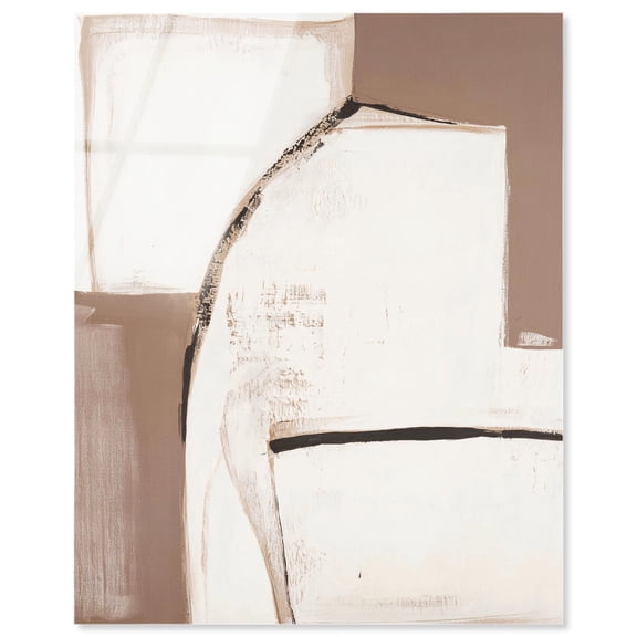 Reclining Form IV Acrylic Print Brown Wall Decor by Art Remedy, Ready to Hang, 16 x 20