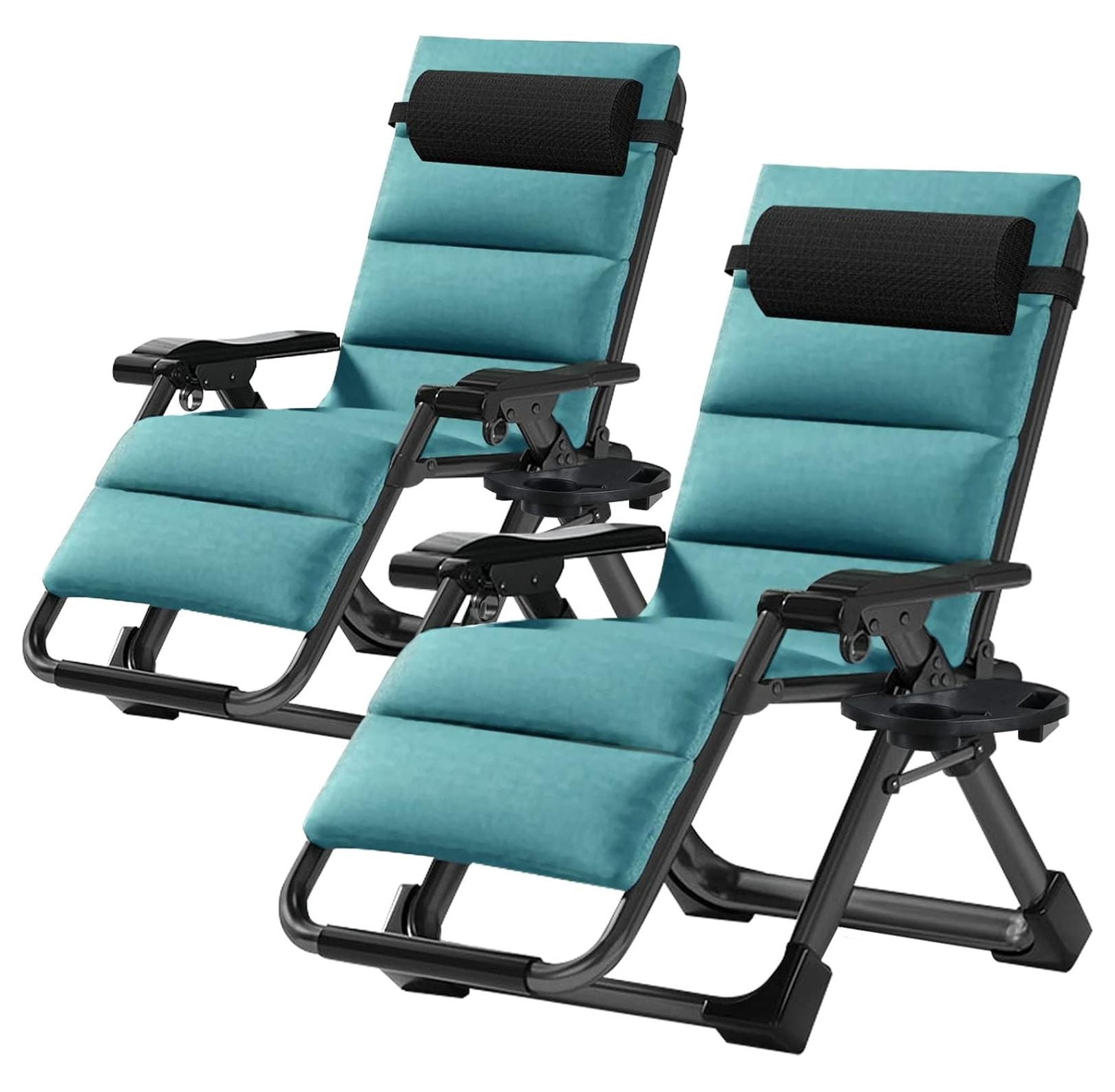 Reclining Lounge Chair with Removable Mattress 440 lb Weight Capacity ...
