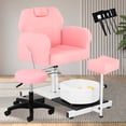 thumbnail image 1 of FAYEAN No Plumbing Pedicure Station with Adjustable Height, 360° Swivel Stool and Footrest for Nail Salon, 1 of 9
