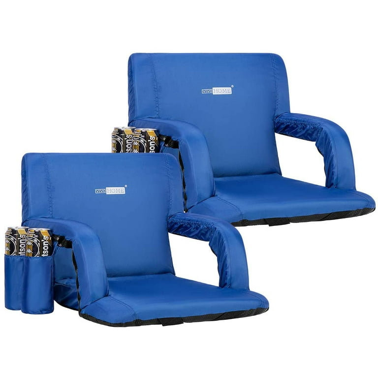 MOPHOTO Heated Stadium Seating for Bleachers With Backrest Cushion Floor  Seat