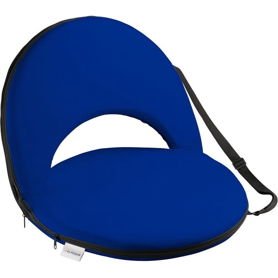 Reclining Stadium Seat Waterproof 6-Position Outdoor Bleacher Chair