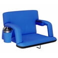 thumbnail image 1 of Reclining Stadium Seat Waterproof Foldable Camping Chair6 Adjustable Reclining Positions Extra Thick Padding Wide Back SupportPortable Outdoor Chair for Sports, 1 of 5
