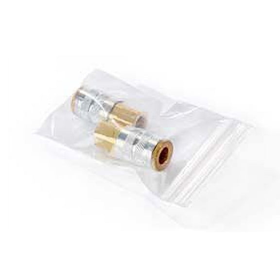 Reclosable Clear Poly Bags (Laddawn), 13" x 18", 6 Mil LDPE, Meets FDA/USDA Specifications - Case of 250
