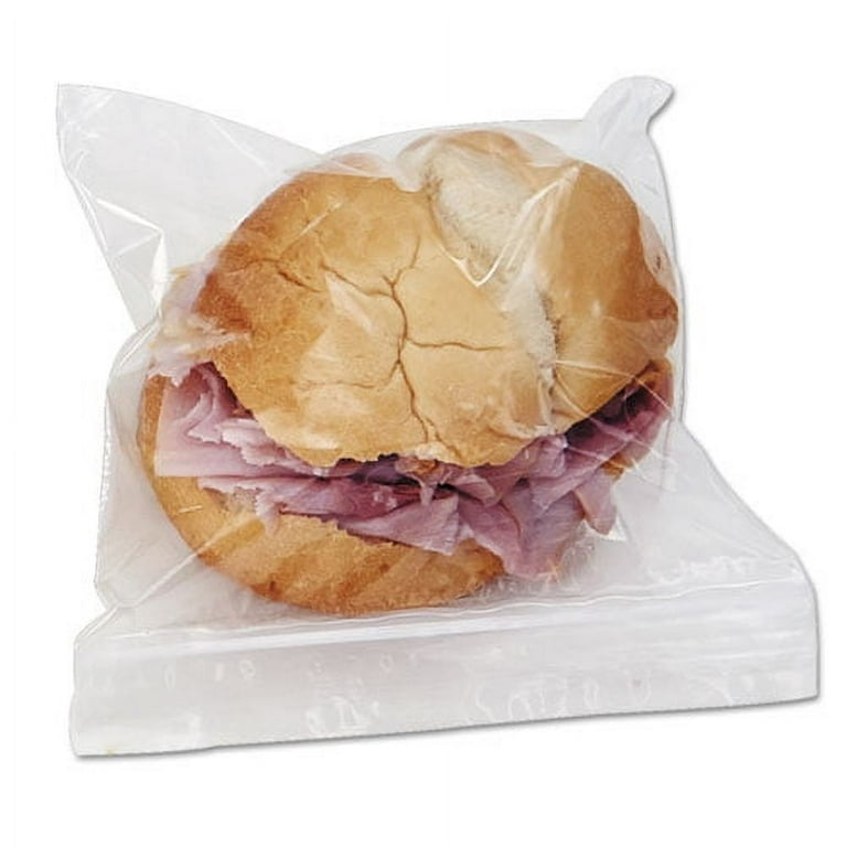 Reclosable Food Storage Bags, Sandwich, 1.15 mil, 6.5 Reclosable Food Storage Bags, Sandwich, 1.15 mil, 6.5