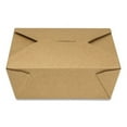 thumbnail image 1 of Reclosable Kraft Take-Out Box, 48 Oz, Paper, 300/carton | Bundle of 2 Cartons, 1 of 4