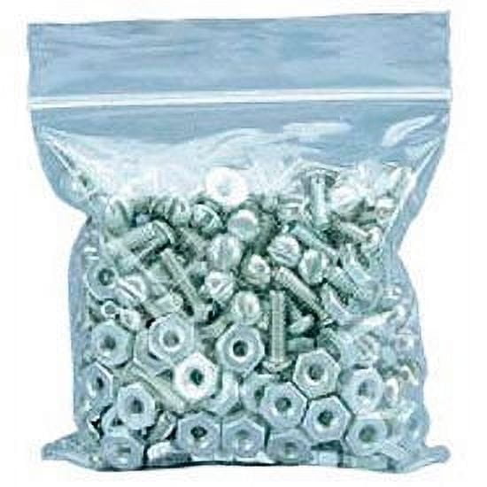 RD Plastics 418201 Reclosable Poly Bags - 3 x 3 in. - 2 Mil - Clear - Pack of 1000