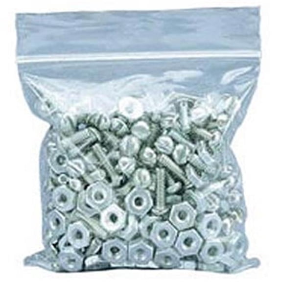 RD Plastics A17 3 x 5 in. Resealable Clear Poly Bags, 2 Mil - Pack of 1000