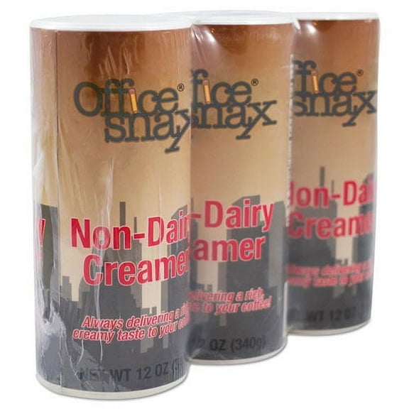 Reclosable Powdered Non-Dairy Creamer, 12 Oz Canister, 3/pack | Bundle of 5 Packs