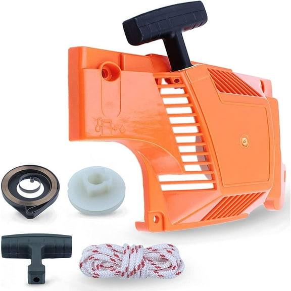 Recoil Assembly Pulley Spring Handle Rope Service Kit Replacement For 55 RANCHER, 50, 51, 55 Chainsaw Replace Parts
