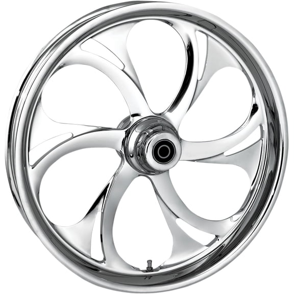 Recoil Chrome 21x3.5 Front Wheel (Dual Disc), Color: Chrome, Position: Front, Rim Size: 21
