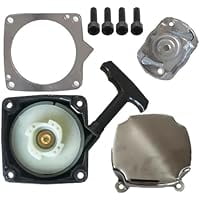 Recoil Pull Start Starter Kit Replacement, For 2HP 3.5HP Two-Stroke Outboard Motor Models, Smooth Rewind, Verify Fit