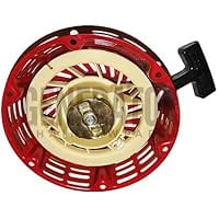 Recoil Pull Starter Assembly for Portable Generators, Smooth Pull Start, Durable Housing, Stable Engagement, for Backup Power & Property Maintenance