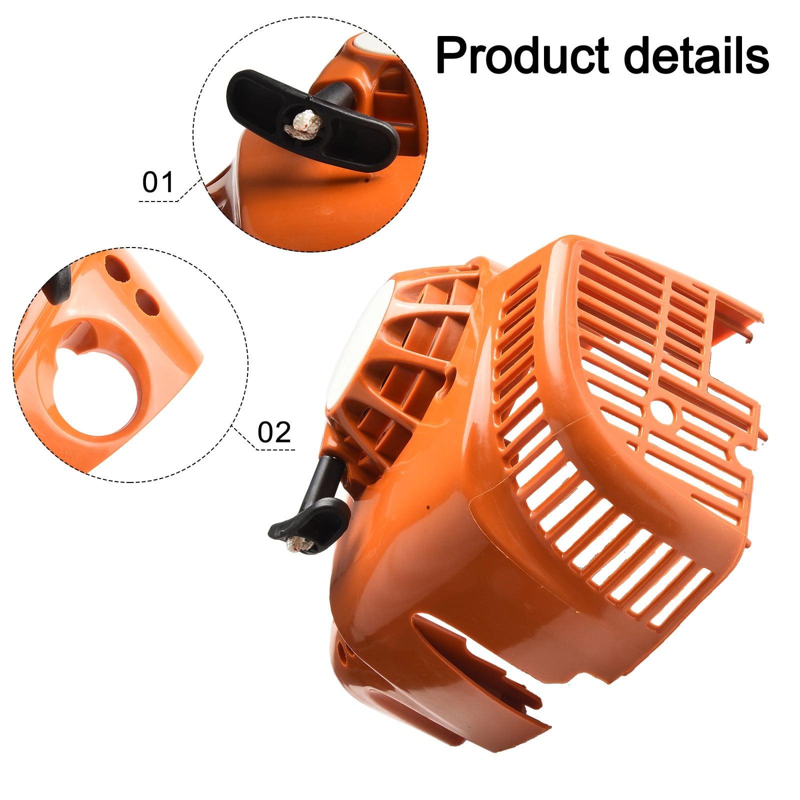 Recoil Pull Starter Rewind For BG86 BG56 SH86 SH56 | Plastic Replacement Part 4241-080-2106
