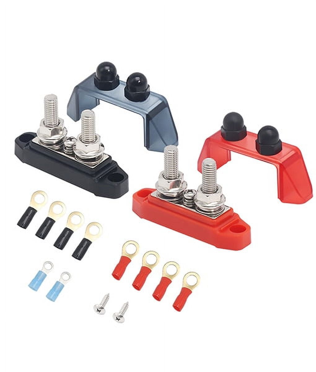 Recoil S2P516 Busbar Dual 5/16” Studs and 8 Screw Terminal Power