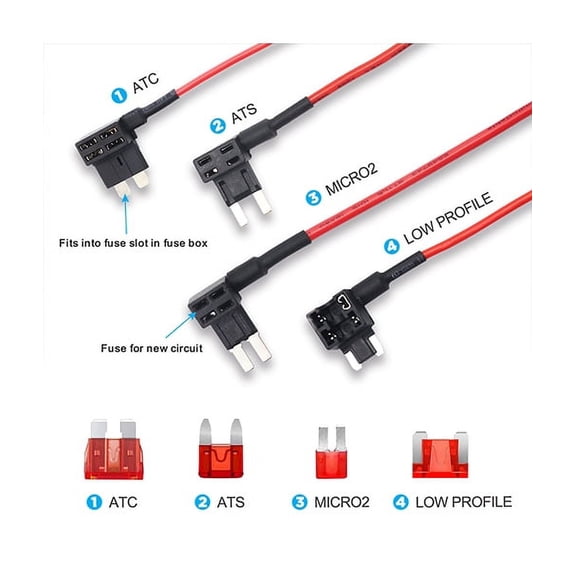 Recoil SCHK2 smart Dash Cam hardware kits with dual mini USB and micro USB outputs