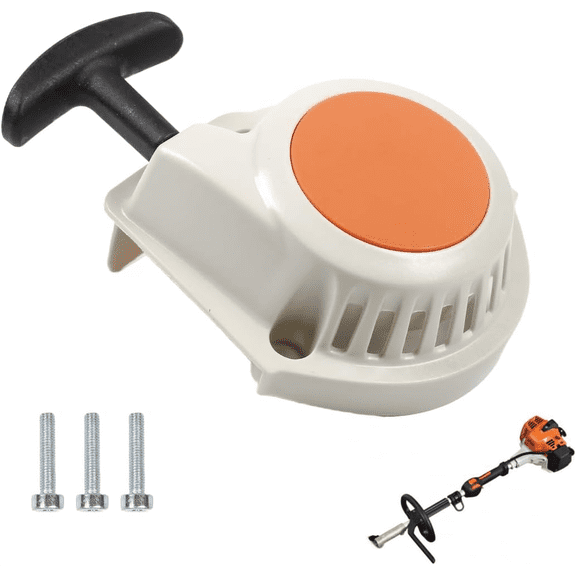 Recoil Starter Assembly 4149 190 4001 Compatible with Stihl FS94 FS94C FS94R FS94RC HL91 HL91K HL94 HL94K KM94 KM94R, Rewind Starter Pull Start Assembly for String Trimmer 4149-190-4001$$Tools