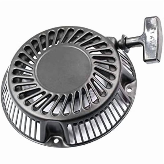 Recoil Starter Assembly | for for 9HP Lincoln Weldanpower 125 Welder Generator; pre-installed pull rope & T-handle, smooth rewind spring, durable housing, quick drop-in replacement to restore