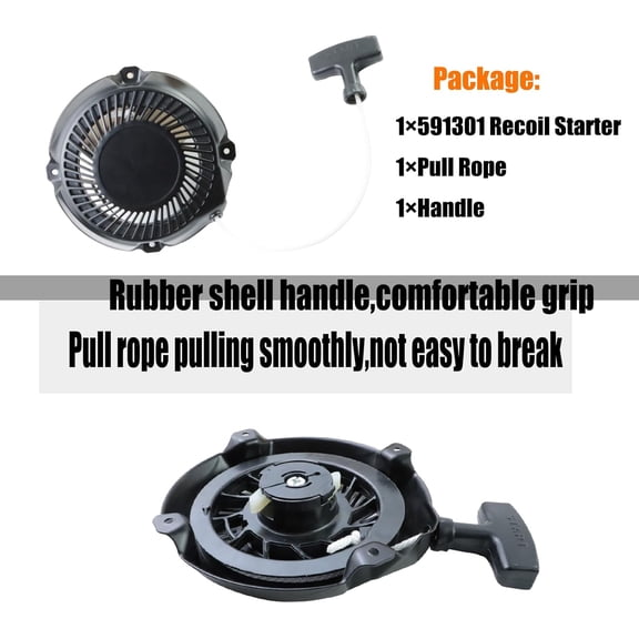 Recoil Starter Compatible with Briggs Stratton 591301 Pull Start Assembly 693394 791670 795930 Rewind Starter #150-112 Intek Pro 5.5hp and 6.5hp Engines$$Tools