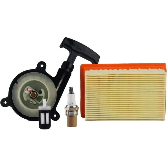Recoil Starter Filter Spark Plug Replacement for Stihl SR420 BR320 BR340 BR380 BR400
