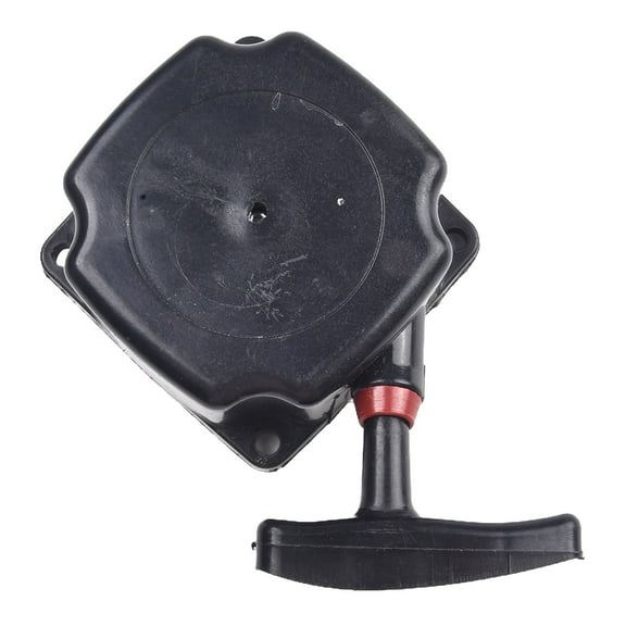 Recoil Starter Pull Cord for Brushcutter Trimmer, Universal Replacement Part for Outdoor Power Equipment, Black, 8x8x4cm