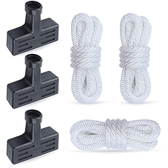 Recoil Starter Pull Handle & Rope Kit for Honda GX100 GX120 GX160 GX240 GX270 GX390 Engines & Trimmers  Replacement Starter Rope Set