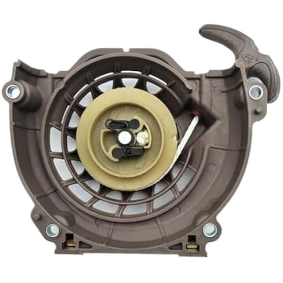 Recoil Starter Pull Start Replacement, For 1E48F 48F 63CC Models, Smooth Rewind, Durable Housing, Verify Fit