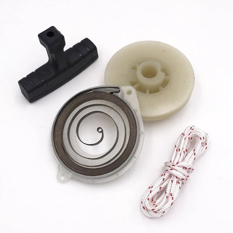 Chainsaw Recoil Starter Kit For Husqvarna 445 450 455 460 - Replaces Pulley, Spring, Rope (505305125, 540057502)