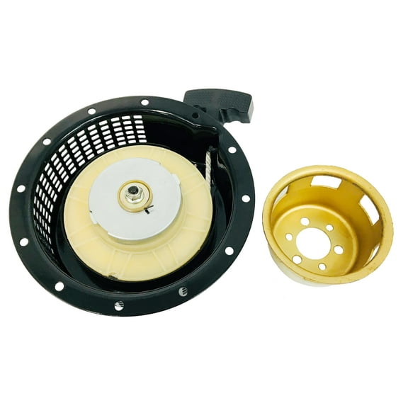 Recoil Starter with Pulley for Yanmar Diesel Engine L70 L70AE L70EE 114880-76050 114880-76250 L60E L60AE 714880-76820 714880-76830 76821 for 5-7HP 296CC 178F 178FE 306CC 178FA 178FAE Diesel Engine