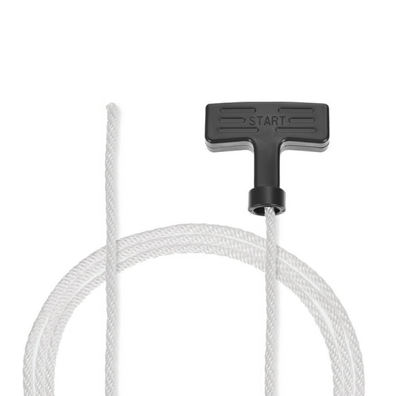 Unique Bargains Recoil Start Rope with Handle 3mm Dia. 0.95m 3ft Polyester Pull Cord for 152F 154F Lawn Mower Trimmer Engine Part
