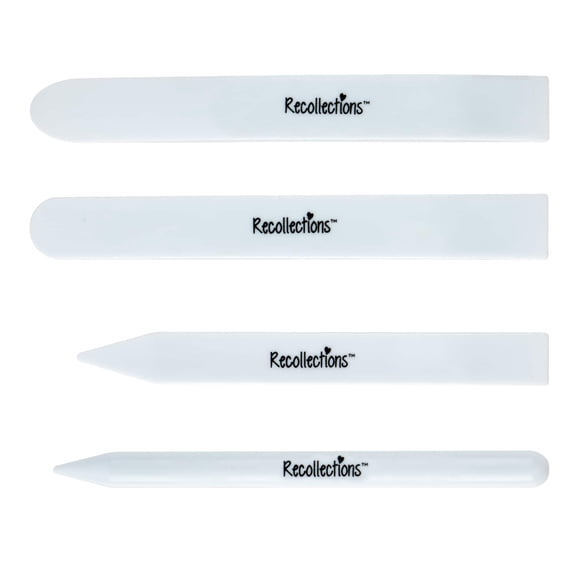 Recollections 4 Piece Bone Folder Paper Scoring Tool Set, 6 Pack