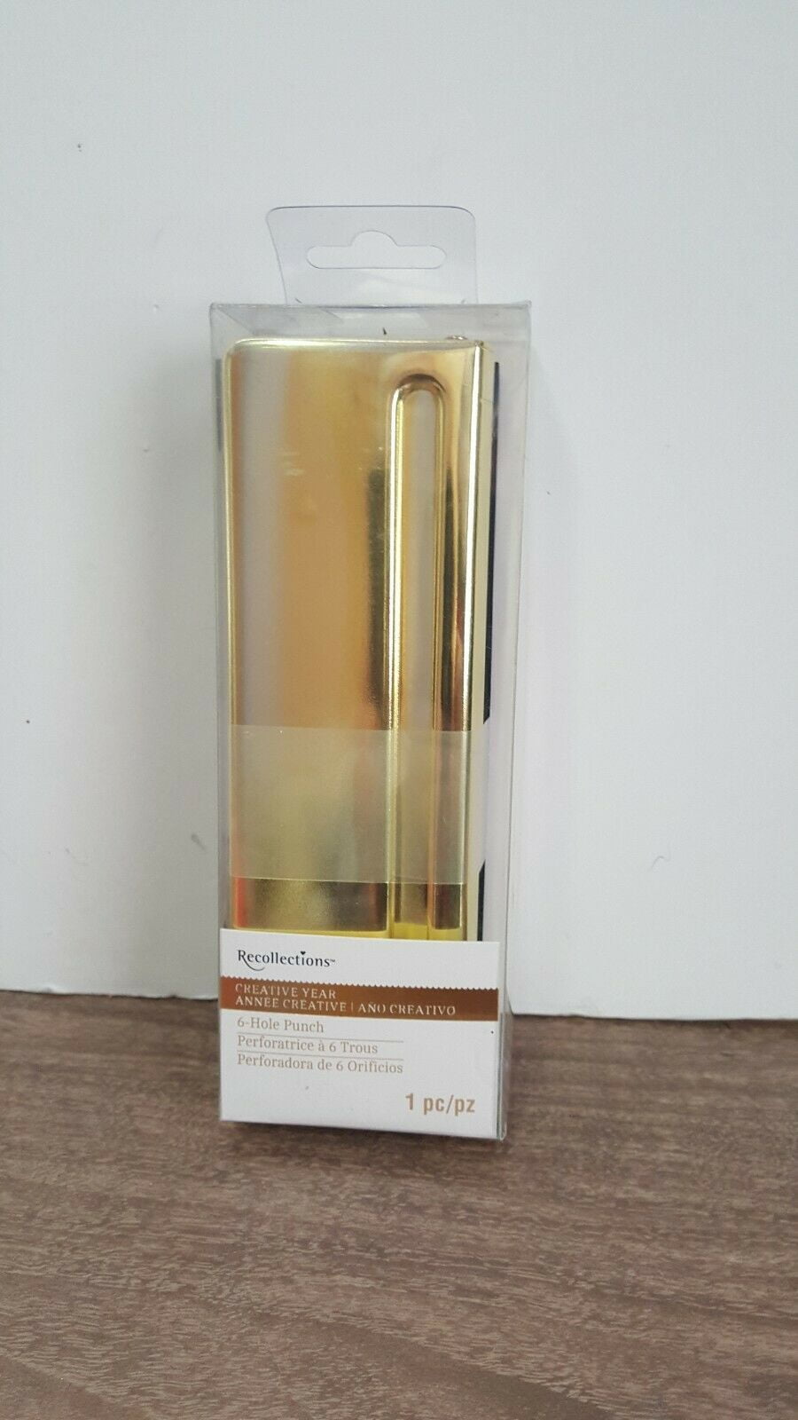 Recollections Annee Creative Gold 6 Hole Punch Plan ner