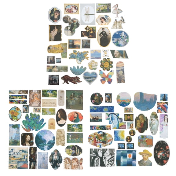 Recollections Famous Art Ephemera, 12 Pack