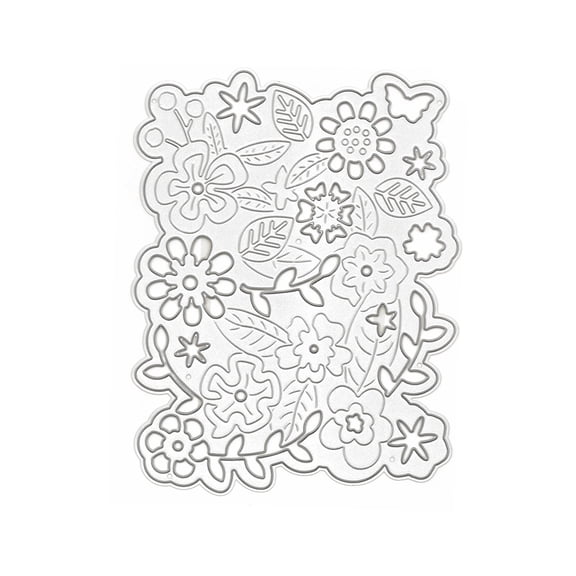 Recollections Flower Background Cutting Die, 6 Pack