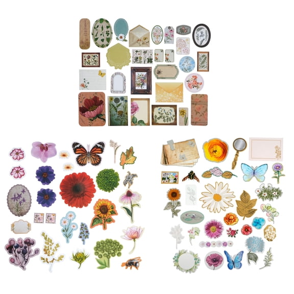Recollections Flower & Plant Ephemera, 12 Pack