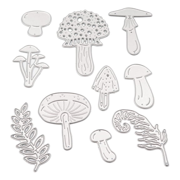Recollections Mushroom Cutting Die Set, 6 Pack