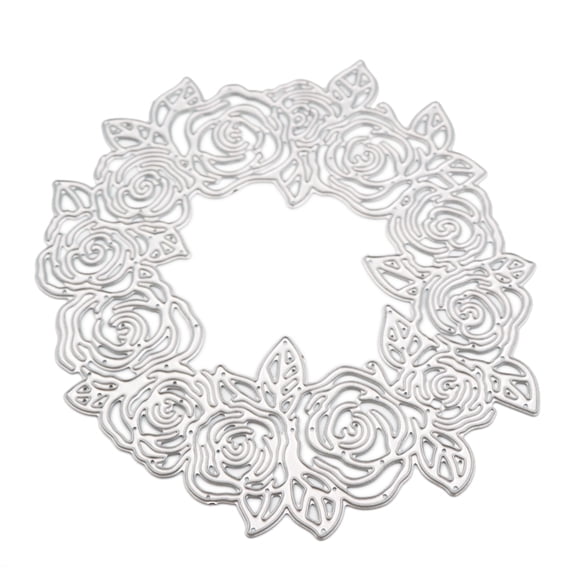 Recollections Rose Wreath Cutting Die, 6 Pack