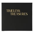 thumbnail image 1 of Recollections Scrapbook Album, "Timeless Treasures" Canvas Post Bound, Black, 12" x 12", 10 Sheets, 1-Pack, 1 of 2