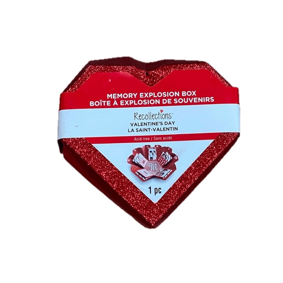 Recollections Valentine's Day Memory Explosion Box Red