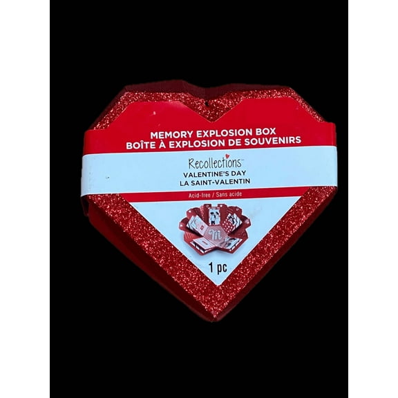 Recollections Valentine's Day Memory Explosion Box Red