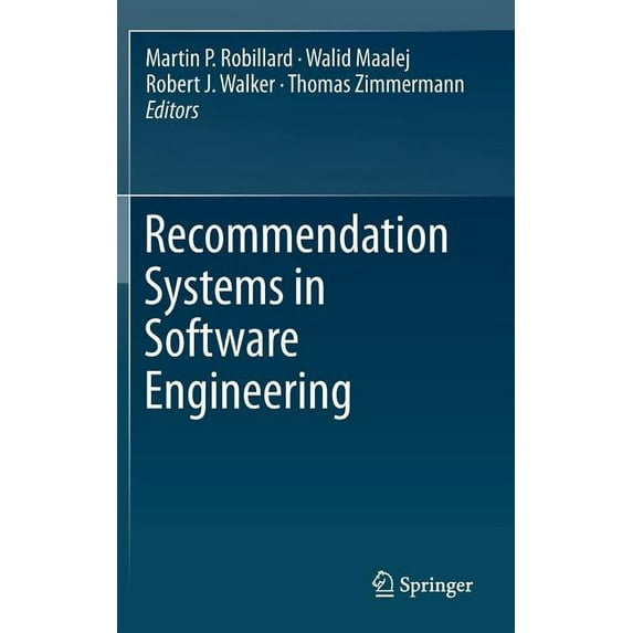 Recommendation Systems in Software Engineering (Hardcover)