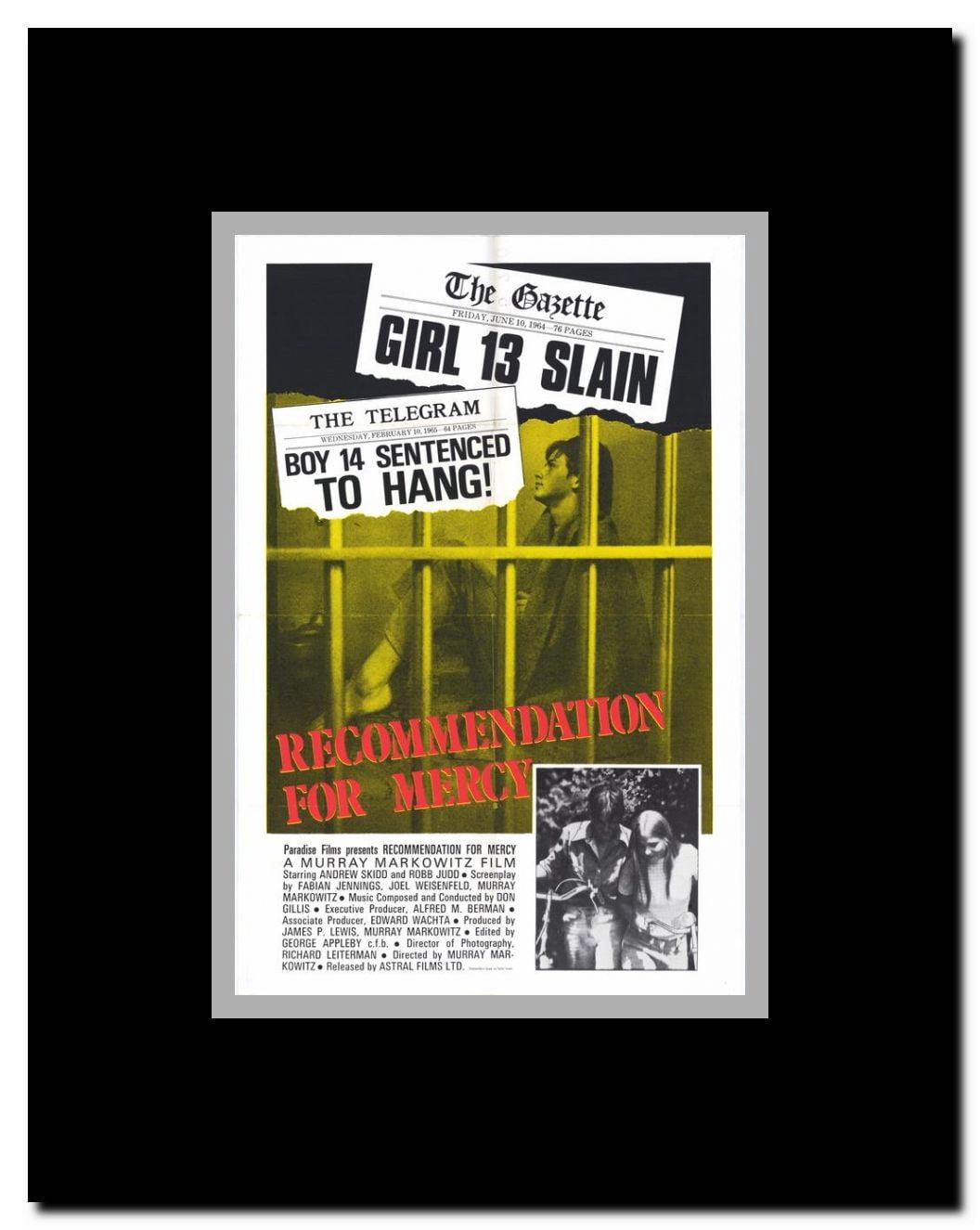 Recommendation for Mercy Framed Movie Poster