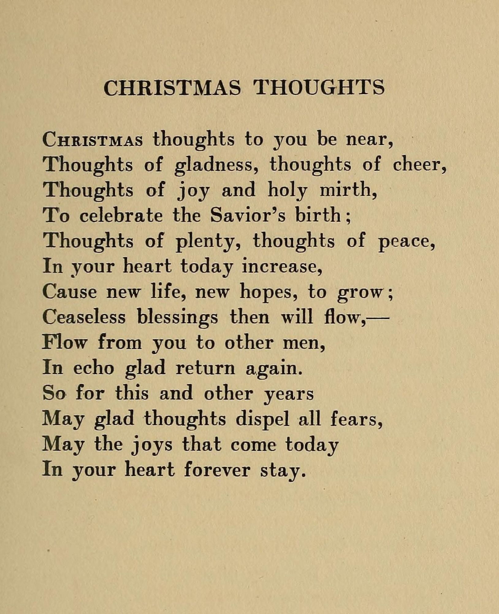 Recompense 1916 Christmas Thoughts Canvas Art - Helen Parr Conant (18 x 24)