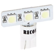 RECON - Fits 1999-2016 Super Duty F250 F350 F450 F550 1999-2016 T10 3- Watt Cab Light White LED Bulbs - 5 Piece Kit