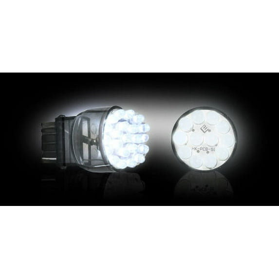Recon 3156 (12 L.E.D.s) Unidirectional WHITE L.E.D. Bulb