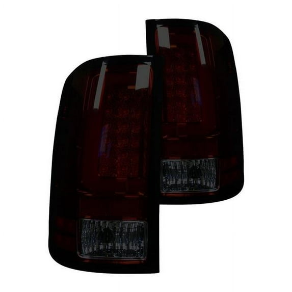 Recon Access 264389RBK Fiber Optic LED Tail Lights for 2007-2013 GMC Sierra 2500