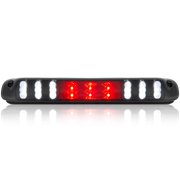 RECON - Fits 1999-2006 GMC Sierra & Chevy Silverado 1500/2500/3500 models Smoked 3rd Brake Light Kit Red & White LED Lights - Smoked Lens