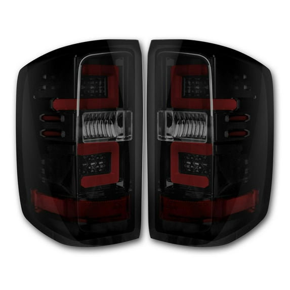 Recon LED Tail Lights (Smoked) - 264238BK