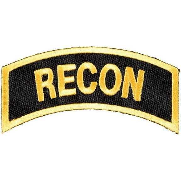 Recon Tab Rocker Patch, Military Uniform Patches