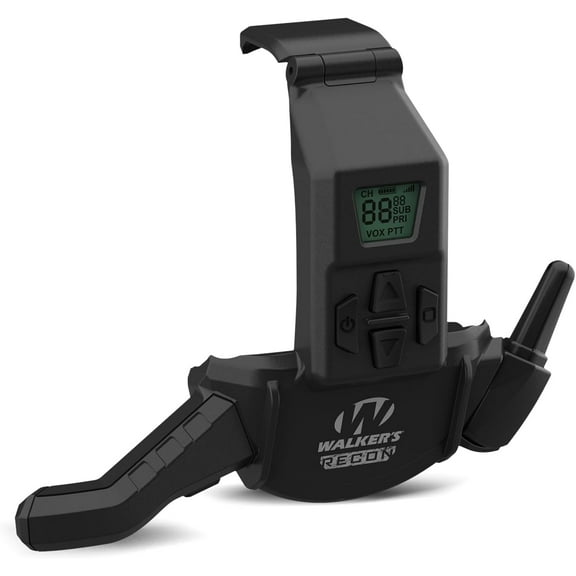 Recon Walkie-Talkie Hybrid Comms| Bluetooth GPRS Wireless 3-Mile Distance Range Shooting Outdoor Communicator for Muffs, 3 AAA Batteries Included